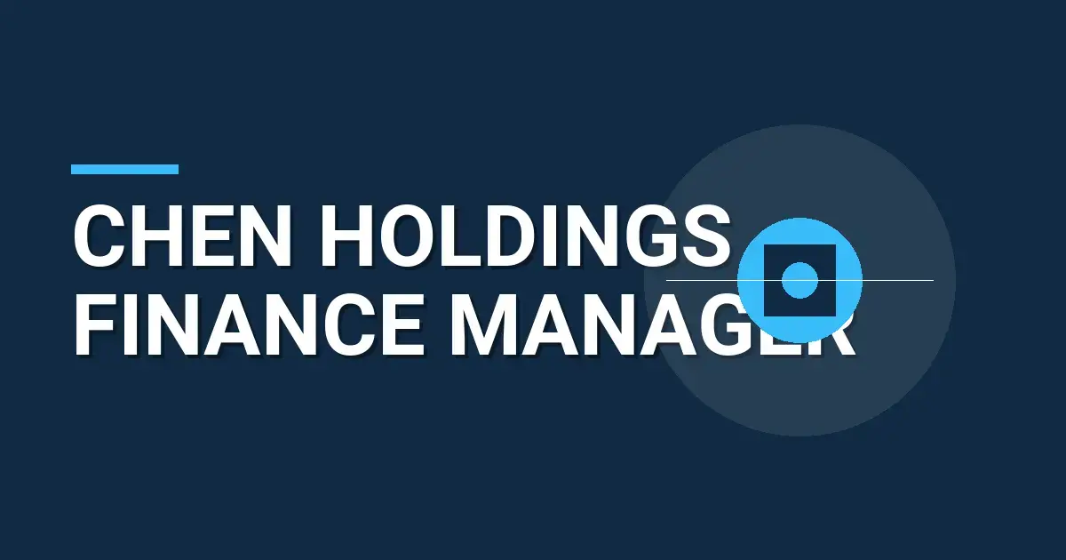 Chen Holdings Finance Manager