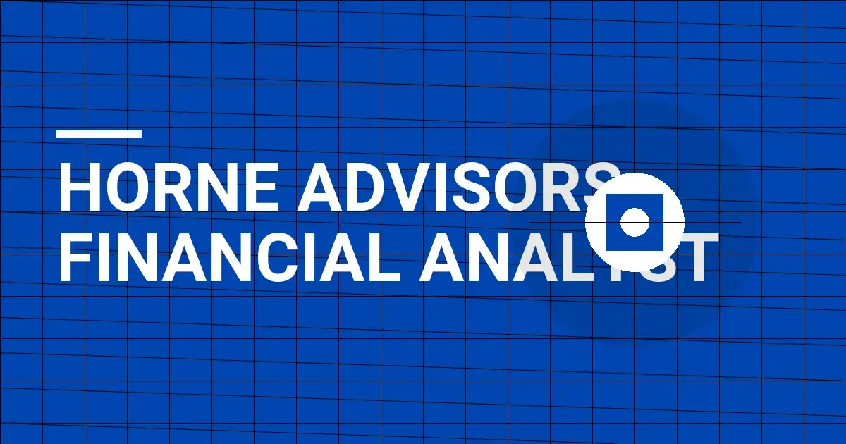 Horne Advisors Financial Analyst