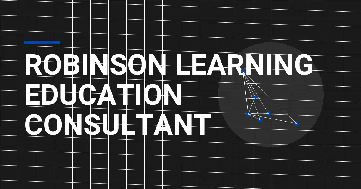 Robinson Learning Education Consultant