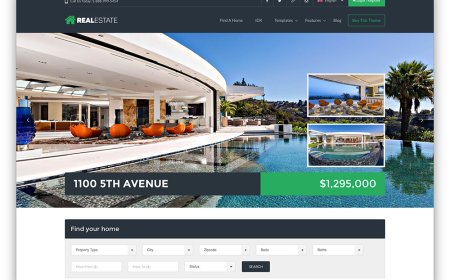 Best Real Estate Website Theme & HTML Templates | Infydots