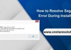Sage 50 Error Code 1603: A Comprehensive Troubleshooting Guide
