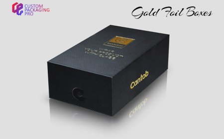 Gold Foil Boxes a Perfect Blend of Luxury and Functionality