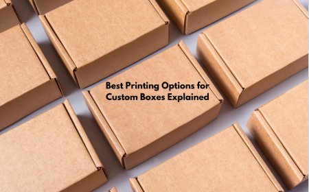 Best Printing Options for Custom Boxes Explained