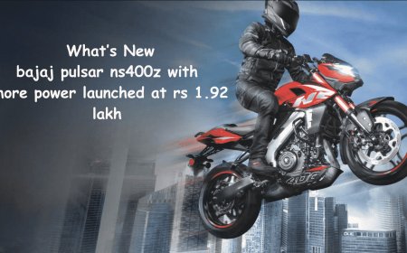 2025 Upgraded Bajaj Pulsar NS400Z Launched at ₹1.92 Lakh with Ride Modes and Traction Control