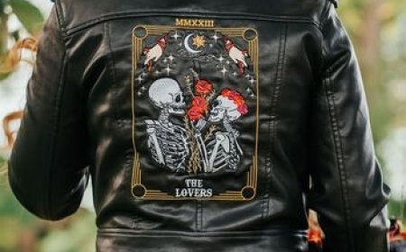 DIY Female Leather Jacket: Custom Patches, Embroidery & Statement Hardware