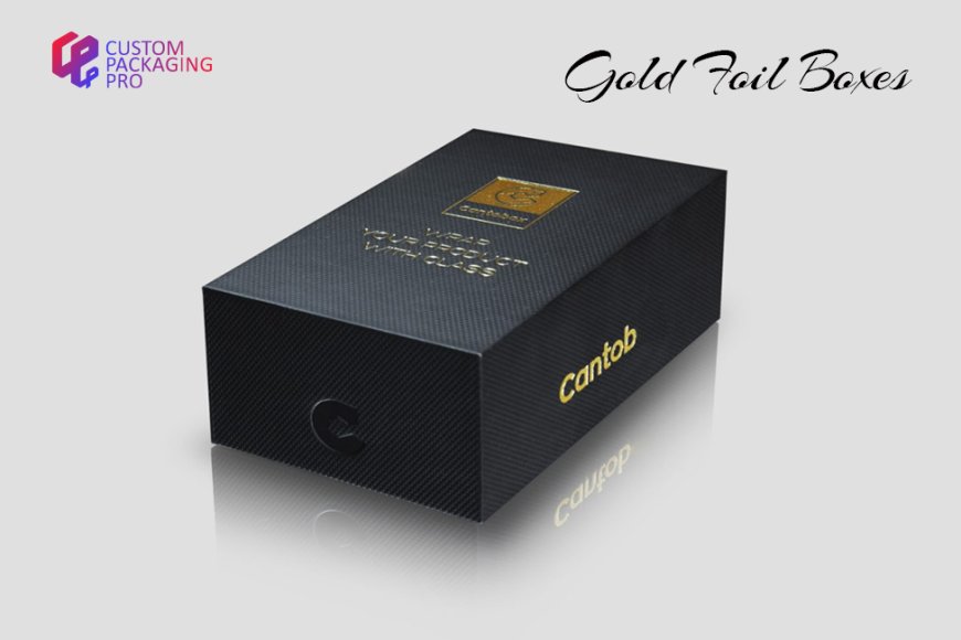 Gold Foil Boxes a Perfect Blend of Luxury and Functionality