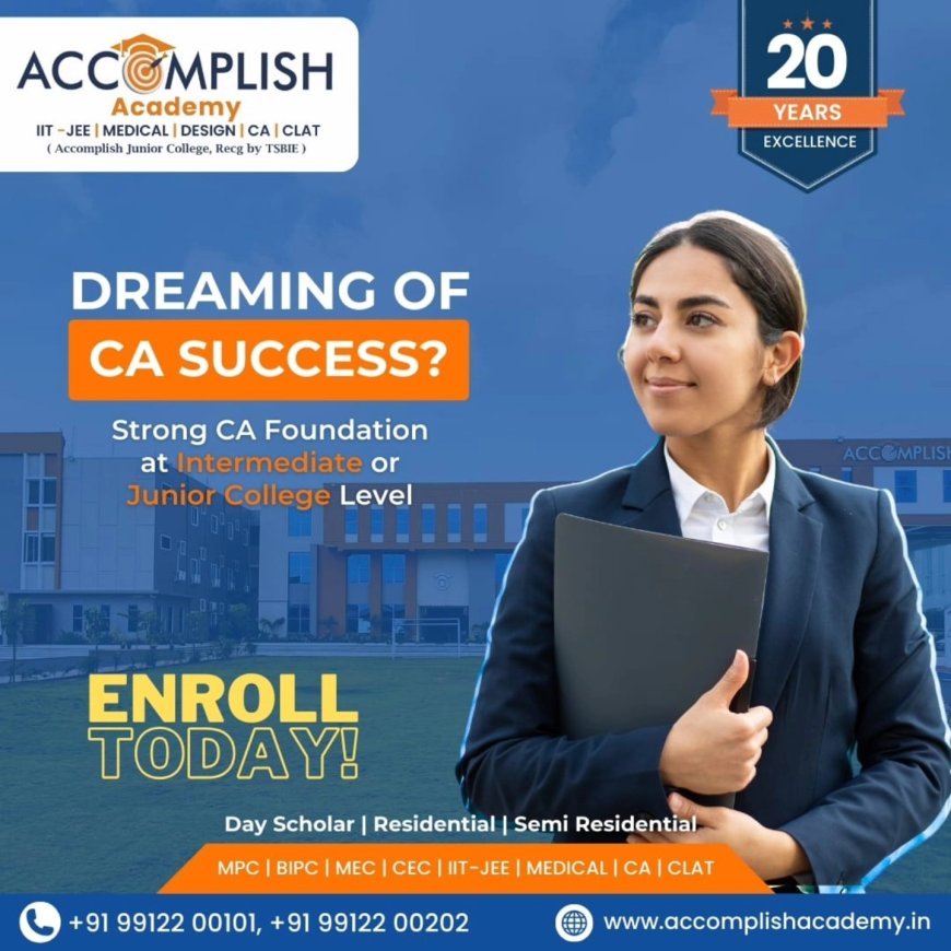 Best BIPC College with NEET Coaching | Shamshabad | Hyderabad - Accomplish Academy