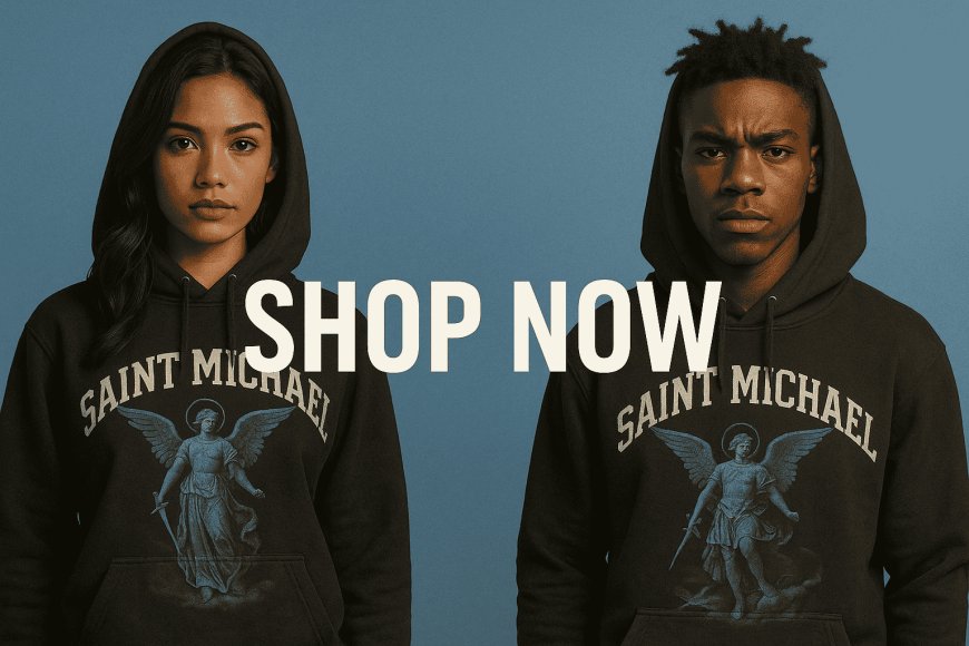 Own The Moment With A Saint Michael Hoodie That Speaks Louder