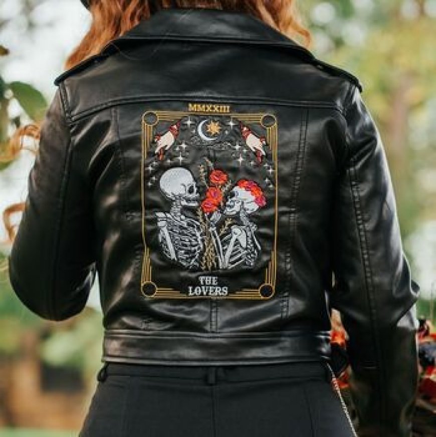 DIY Female Leather Jacket: Custom Patches, Embroidery & Statement Hardware