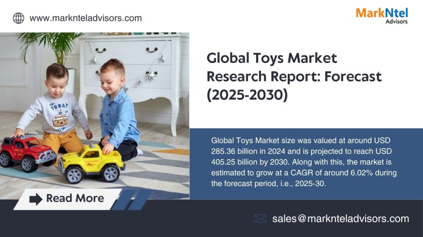 Toys Market Forecast with Charts and Key Data 2030
